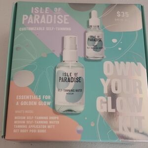 Isle of Paradise Self-Tanning Kit - Mint and Lavender